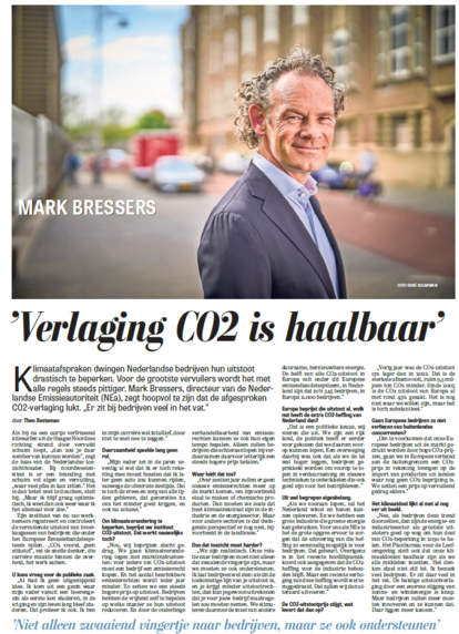 interview telegraaf mark
